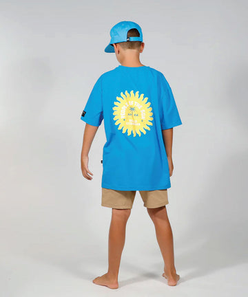 Hello Stranger People Of The Sun Box Tee - Blue
